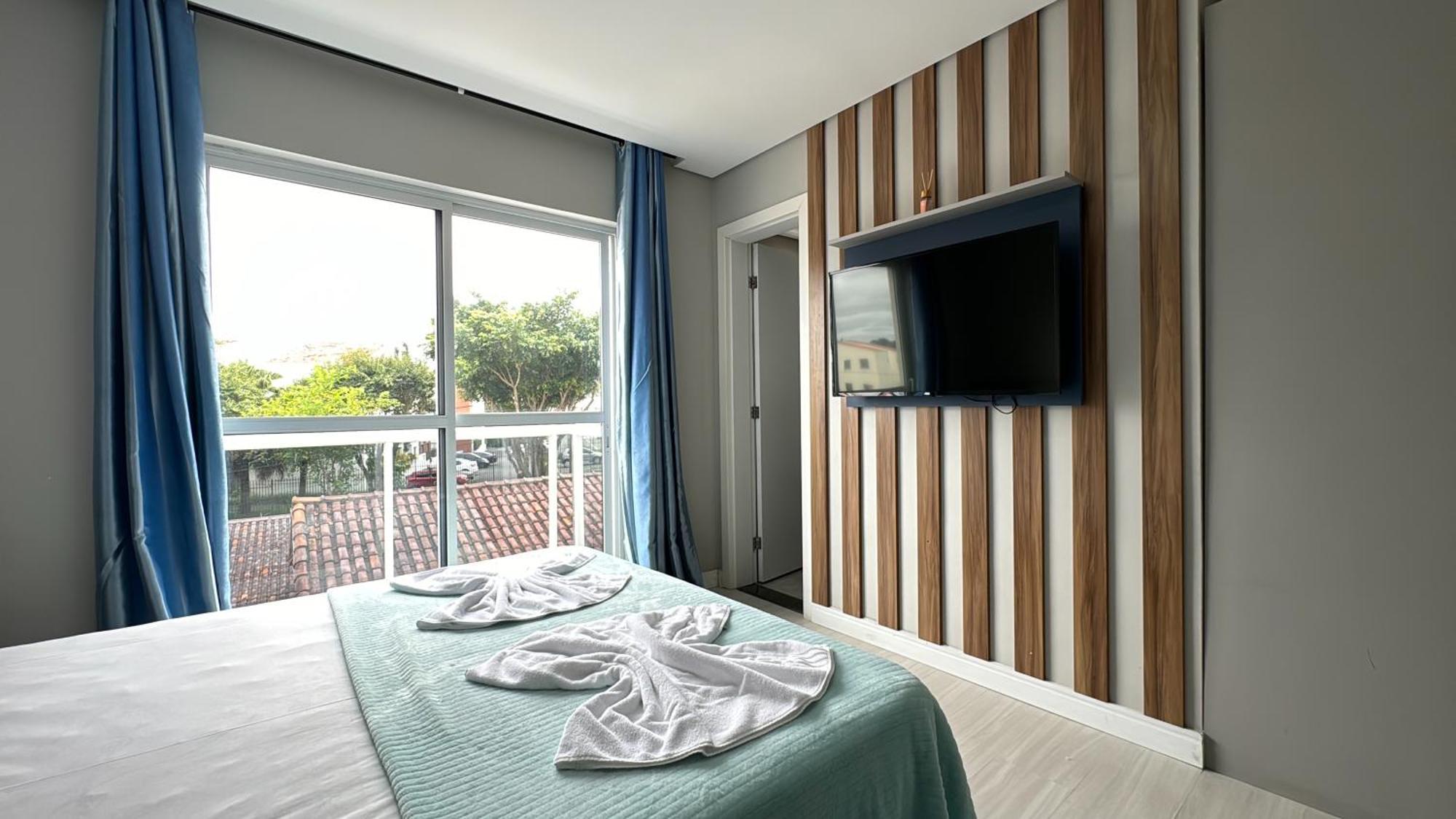 13- Studio Decorado Lindo! Otimo Para Casal!!! 库里提巴 外观 照片