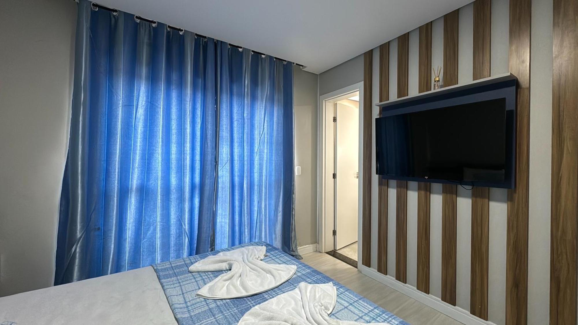13- Studio Decorado Lindo! Otimo Para Casal!!! 库里提巴 外观 照片